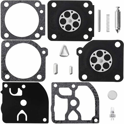 Carburetor Rebuild Kit Compatible with Zama RB-69 020 020T MS191 MS192T MS200 MS200T 1129-007-1062 531004553 113LD 123C 123L 322L 323L 325L 326L 325HS R13185 C1Q-EL11 C1Q-EL12 C1Q-EL13 C1Q-EL14 in Saudi Arabia