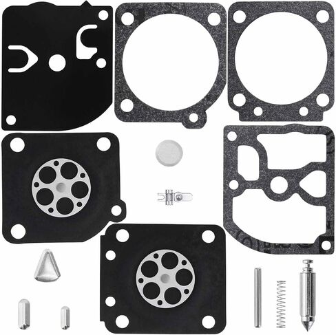 Carburetor Rebuild Kit Compatible with Zama RB-69 020 020T MS191 MS192T MS200 MS200T 1129-007-1062 531004553 113LD 123C 123L 322L 323L 325L 326L 325HS R13185 C1Q-EL11 C1Q-EL12 C1Q-EL13 C1Q-EL14 in Saudi Arabia