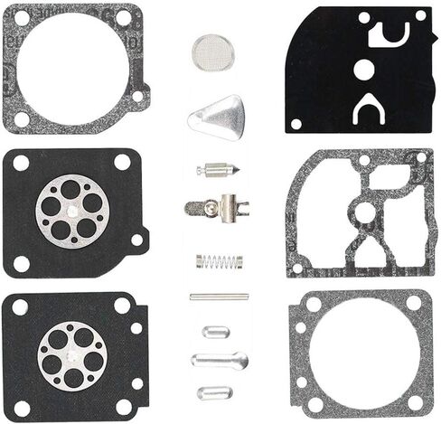 Carburetor Rebuild Kit Compatible with Zama RB-69 020 020T MS191 MS192T MS200 MS200T 1129-007-1062 531004553 113LD 123C 123L 322L 323L 325L 326L 325HS R13185 C1Q-EL11 C1Q-EL12 C1Q-EL13 C1Q-EL14 in Saudi Arabia