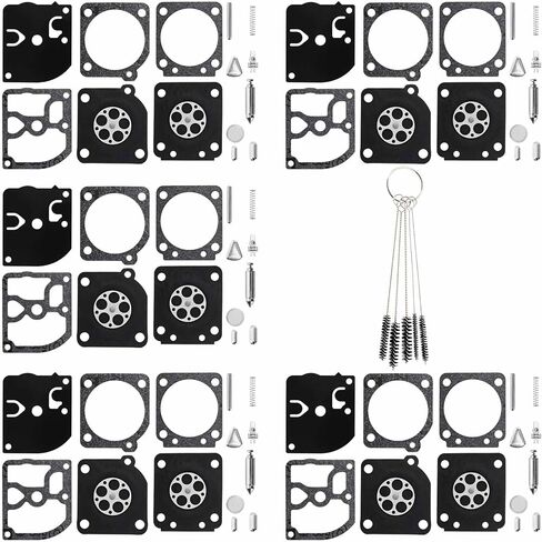 Carburetor Rebuild Kit Compatible with Zama RB-69 020 020T MS191 MS192T MS200 MS200T 1129-007-1062 531004553 113LD 123C 123L 322L 323L 325L 326L 325HS R13185 C1Q-EL11 C1Q-EL12 C1Q-EL13 C1Q-EL14 in Saudi Arabia