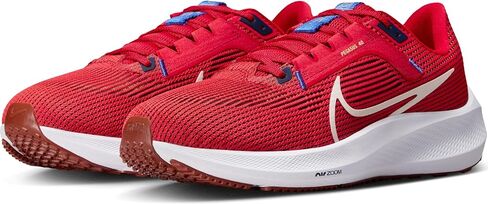 حذاء الجري Nike Pegasus 40 للرجال (DV3853-600، niversity Red/Midnight Navy/Blue Joy) مقاس 8.5 in Saudi Arabia