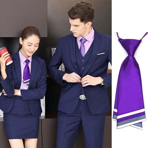 Bows Neck Tie for Women Uniform Necktie Strap Striped Adjustable Pre Tied for Girls Accessories Work Party Ceremony in Saudi Arabia
