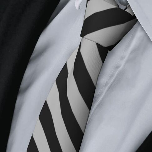 Men's Striped Tie Business Suit Necktie for Weddings, Groomsmen in Saudi Arabia