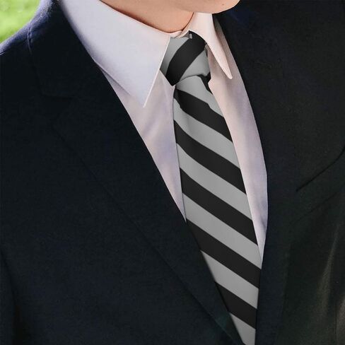 Men's Striped Tie Business Suit Necktie for Weddings, Groomsmen in Saudi Arabia