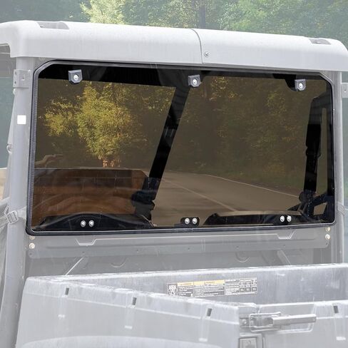 الزجاج الأمامي الخلفي A & UTV PRO لطاقم Polaris Ranger متوسط ​​الحجم 500 570 موديل 2015-2023، 2022-2023 SP 570، ملحقات النافذة الخلفية شديدة التحمل in Saudi Arabia