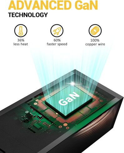 شريط طاقة بمشبك مكتب USB C، محطة شحن سريعة GaN 65W PD، شريط طاقة عالي التحمل قابل للتركيب مع 3 منافذ تيار متردد، منفذ USB C مزدوج (45 وات، 20 وات)، QC 3.0 USB A، سلك تمديد بطول 10 أقدام in Kuwait