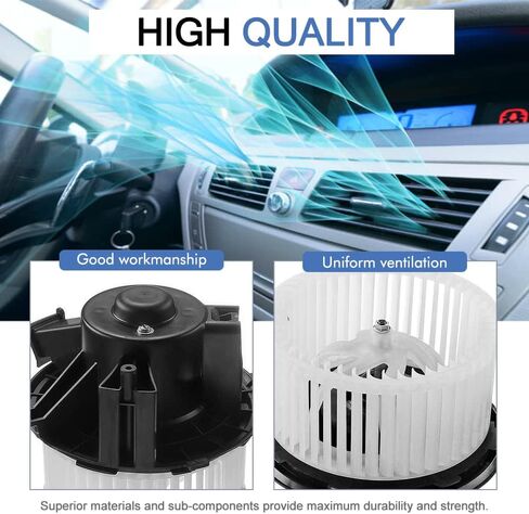 محرك منفاخ HVAC، محرك منفاخ Apeixito مع مروحة متوافق مع مركبات Buick وChevy وGMC وSaturn - Enclave وSilverado وSilverado وSilverado 3500 HD وTraverse وAcadia وSierra 700236 15-81786 in Kuwait