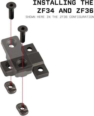 سلسلة مونستروم سكاوت لايت ماونت | متوافق مع سلسلة Surefire M300/M600/سلسلة Streamlight Protac | سليم M-LOK 90 درجة in Kuwait