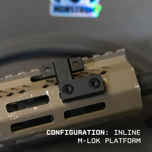 سلسلة مونستروم سكاوت لايت ماونت | متوافق مع سلسلة Surefire M300/M600/سلسلة Streamlight Protac | سليم M-LOK 90 درجة in Kuwait