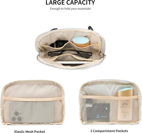 Cute Portable Mini Belt Bag with Adjustable Strap Small Fanny Pack Crossbody Lightweight Waist Bag for Women and Men (Silver Gray) in Saudi Arabia