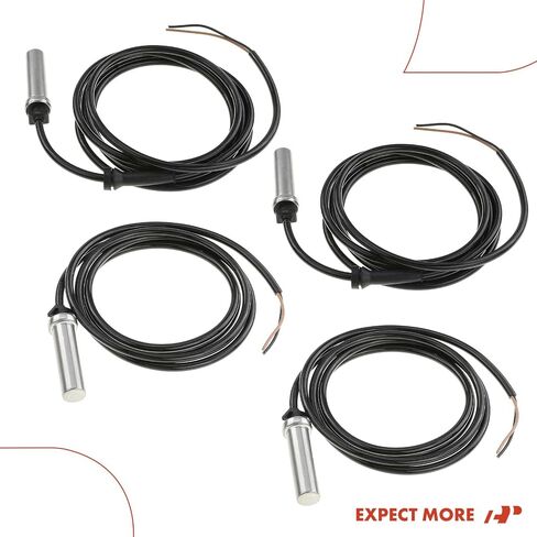 A-Premium ABS Wheel Speed Sensor Compatible with Dodge & Freightliner Models - Sprinter 2500 2003-2006, Sprinter 3500 2003-2006 - Front and Rear, Driver and Passenger, (4-PC Set), Replace# 5104145AA in Saudi Arabia