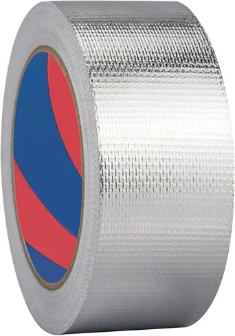 Aluminum Foil Duct Tape, 2 Inches x 65 Feet,3.9mil, Heavy-Duty HVAC Aluminum Metal Duct Tape for Metal Pipes, Air Vents, Furnace, and AC Units - Silver in Kuwait