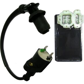 New CDI Box and Ignition Coil Spark Plug Wire Fits 2004 2005 2006 2007 2008 2009 Honda CRF 50