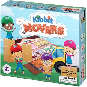 Kibbit Movers - Educational Board Game for Improving Categorization, Vocabulary, and Receptive and Expressive Language Skills