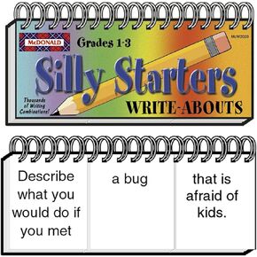 McDonald Publishing MC-W2020 Silly Starters Write-Abouts Booklet, Grade: 1 to 3, 0.8" Height, 3.6" Wide, 8.8" Length