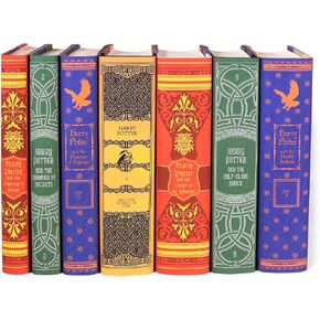 Juniper Books Harry Potter Boxed Set: House Mashup Edition | 7-Volume Hardcover Book Set with Custom Designed Dust Jackets published by Scholastic | J.K. Rowling | Includes all 7 Harry Potter Books