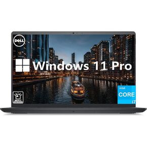 Dell Inspiron 15.6 Inch FHD Business Laptop, Intel Core i7-1255U, 32GB RAM, 1TB SSD, Windows 11 Pro, Backlit Keyboard, Webcam, WiFi, Carbon Black