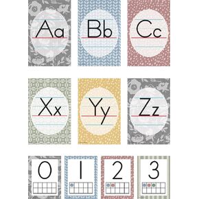 Teacher Created Resources Classroom Cottage Alphabet Bulletin Board (TCR7171)