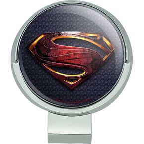 GRAPHICS & MORE Justice League Movie Superman Logo Golf Hat Clip with Magnetic Ball Marker