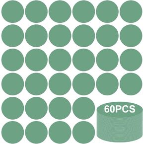 60 Pcs 6in Classroom Floor Stickers Large Removable Number Spot Markers Pastel Macaron Vinyl Floor Carpet Decals Line up Sitting Dots Stickers for Teachers Students Elementary Kindergarten Preschool