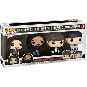 Funko Pop! Rocks: Soundgarden 4-Pack, Chris Cornell, Kim Thayil, Ben Shepherd, Matt Cameron