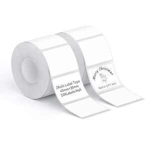 NIIMBOT 2 Rolls Labels for B1/B21/B3S Label Maker, 34 x 34 mm (1.34'' x 1.34'') 200 Labels/Roll, Thermal Label Tape for Home Office Small Business Labeling Tape Replacement(Colorful)