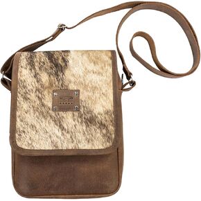 Rectangular Cowboy Satchel Handmade from Full Grain Leather - Furry in Kuwait