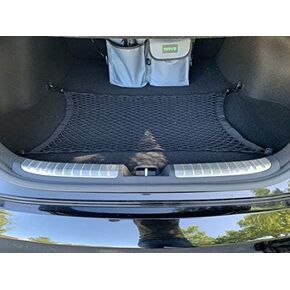 Floor Style Automotive Elastic Trunk Mesh Cargo Net for KIA Stinger GT 2018-2024 - Premium Trunk Organizers and Storage - Luggage Net for Sedan - Best Car Organizer for KIA Stinger