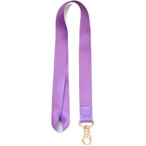 Long Neck Lanyard Key Chain, Cool Lanyard Key ID Badge Wallet Phone,The elegant, minimalist look is suitable for men or women, whether you are a teacher, nurse or business person,student （purple）