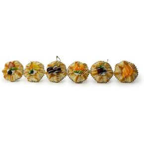 6 PCS Artificial Cake Fake,Simulation Realistic Food,Fake Cupcakes,Realistic Food Props,Dessert Display Prop Model,Home Kitchen Party Decoration,Cute Refrigerator Sticker