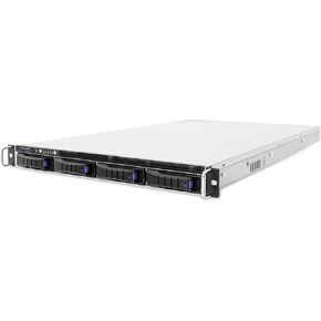 AIC SB101-TU - Server - Rack-mountable - 1U - no CPU - RAM 0 GB - SATA/SAS/NVMe - hot-swap 2.5", 3.5" Bay(s) - no HDD - AST2500 - no OS - Monitor: None