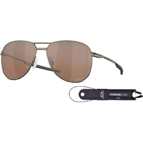 Oakley Contrail Ti OO6050 Pilot Sunglasses for Men + BUNDLE Accessory Leash + Designer iWear Kit