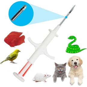Small Microchip ID for Dogs and Cats Identification 1 Pack 1.4X8 mm (1.4 mm Dia, 8 mm Length, 15 Gauge)
