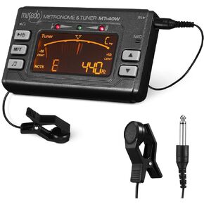 Milisten Metronome Tuner, 3 In 1 Digital Wind Instruments Tuner, Alto Saxophone Tuner Flute Tuner Clarinet Tuner Trumpet Tuner Tuba Tuner with Clip Pickup