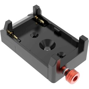 NP-F Battery Adapter Mount Plate for Wireless HDMI Transmitter and Receiver, NP-F Battery Adapter Mount Plate Compatible with Most of NP-F Battery, LED Low Battery Indicator in Kuwait