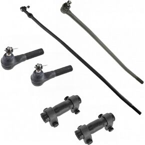 Inner & Outer Tie Rod End Kit w/Adjusting Sleeves Set of 6 for 87-97 F350