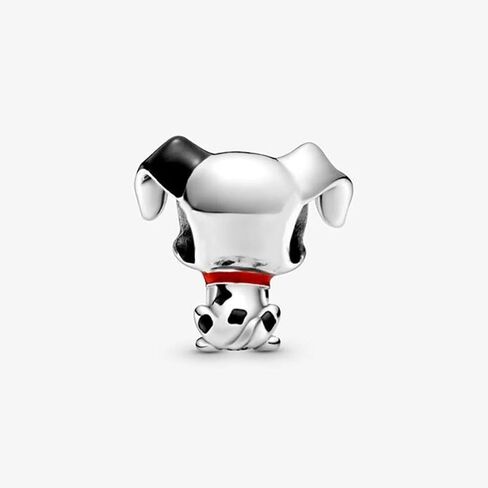 Classic Dalmatians Patch & Aris-Cat Marie 925 Sterling Silver Charm Fits Pandora Bracelets + Velvet Jewelry Bag in Saudi Arabia
