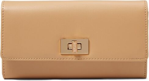 Anne Klein Women's Ak Large Flap Wallet with Enamel Turn Lock in Saudi Arabia