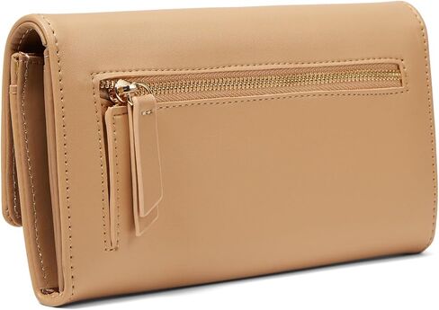 Anne Klein Women's Ak Large Flap Wallet with Enamel Turn Lock in Saudi Arabia