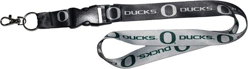 Oregon Ducks Premium Lanyard Key Chain, Charcoal Edition in Saudi Arabia