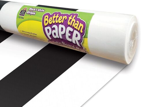 Black & White Stripes Better Than Paper Bulletin Board Roll in Saudi Arabia