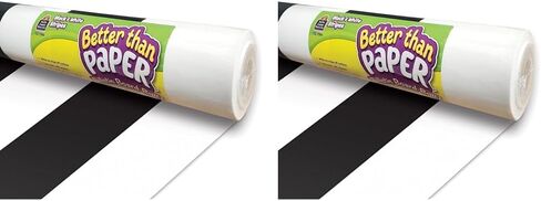 Black & White Stripes Better Than Paper Bulletin Board Roll in Saudi Arabia