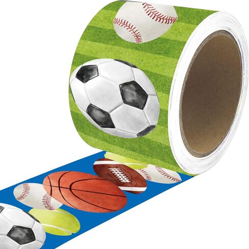 Sport Bulletin Board Borders Sports Double Side Straight Border Trim for Classroom Whiteboard Chalkboard School Decoration Decor Teacher Supplies 3 in X 36ft in Saudi Arabia