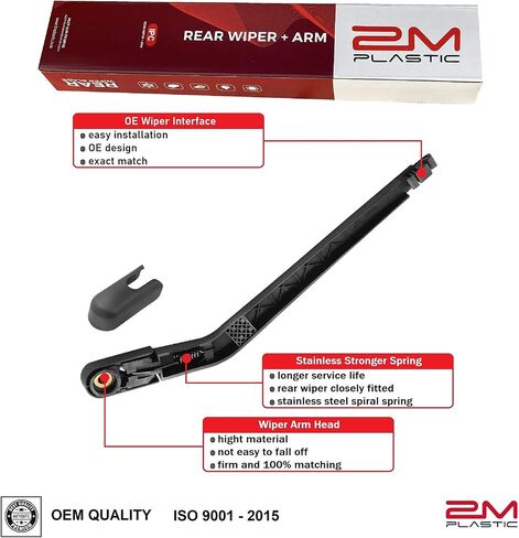 Rear Wiper Arm Blade For Chevy HHR 2006-2011 OE Quality 15807605 22709463 2M PLASTIC in Saudi Arabia
