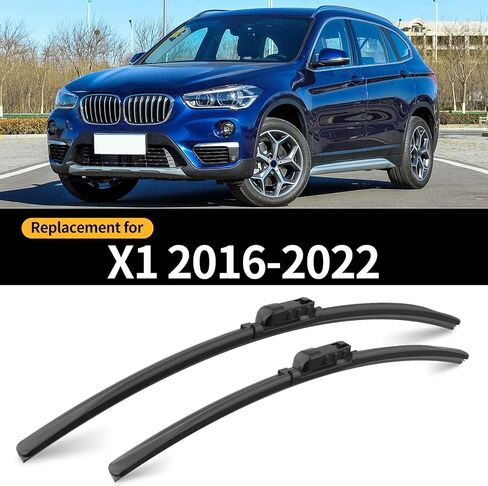 استبدال شفرات ممسحة الزجاج الأمامي BMW X1 2009-2015، 3 قطع من شفرات ممسحة النافذة الأمامية والخلفية للسيارة BMW X1 2009 2010 2011 2012 2013 2014 2015 in Kuwait