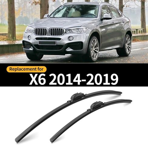 استبدال شفرات ممسحة الزجاج الأمامي BMW X1 2009-2015، 3 قطع من شفرات ممسحة النافذة الأمامية والخلفية للسيارة BMW X1 2009 2010 2011 2012 2013 2014 2015 in Kuwait