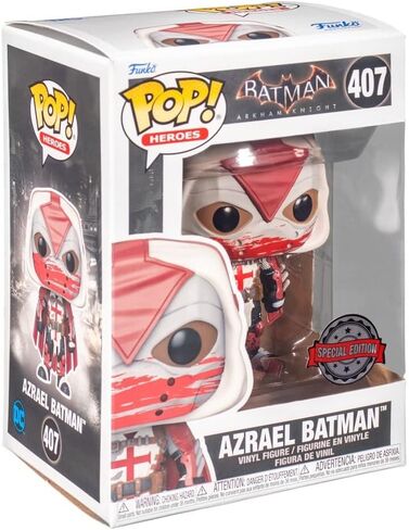 Funko Pop Heroes #407 - Batman Arkham Knight - Azrael Batman (Walgreens Exclusive) in Saudi Arabia