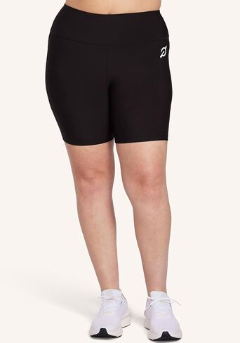 Peloton Women's Cadent 7" High-Rise Pocket Biker Shorts, Workout Shorts, Gym Shorts in Kuwait