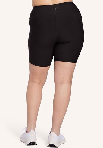 Peloton Women's Cadent 7" High-Rise Pocket Biker Shorts, Workout Shorts, Gym Shorts in Kuwait