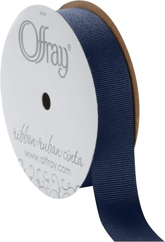 شريط Berwick Offray 7/8 بوصة Grosgrain، أزرق داكن فاتح، 20 ياردة in Saudi Arabia